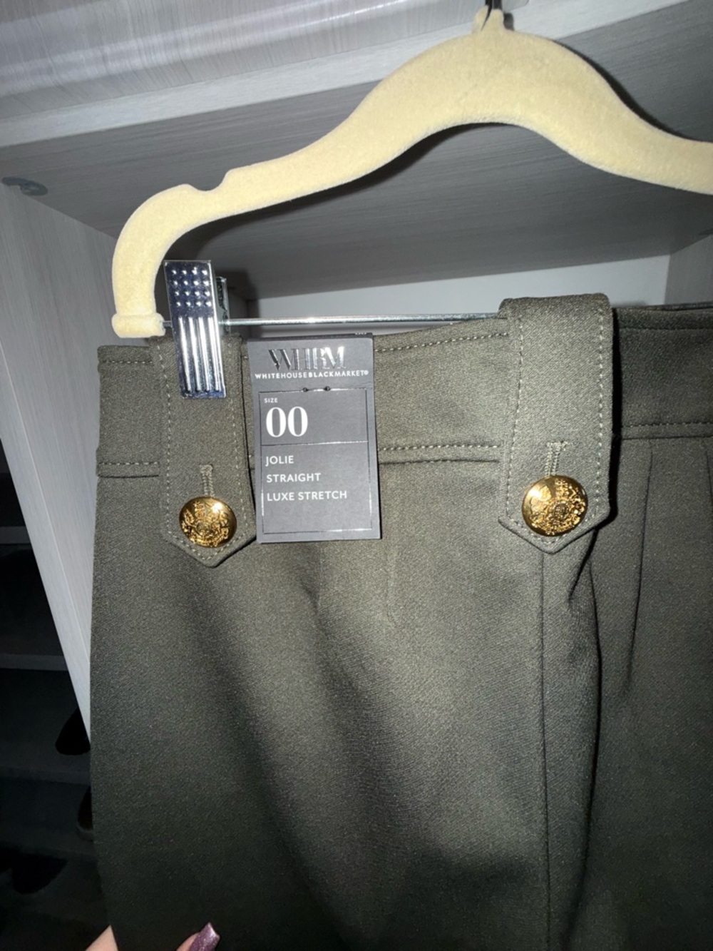 White House Black Market High-Waist Tailored Trousers and Jacket - Picture 6 of 7